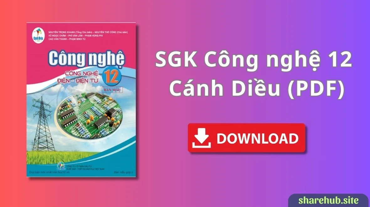 SGK Công nghệ 12 – Cánh Diều (PDF)