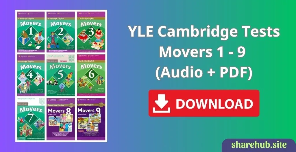 YLE Cambridge Tests Movers 1 – 9 (Audio + PDF)