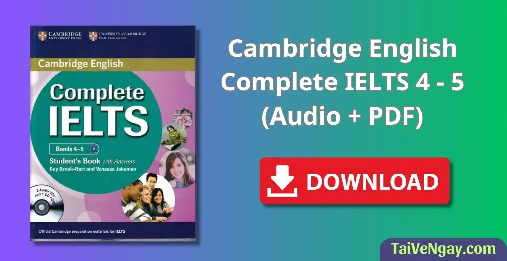 Cambridge English Complete IELTS Bands 4 – 5 (PDF + Audio)