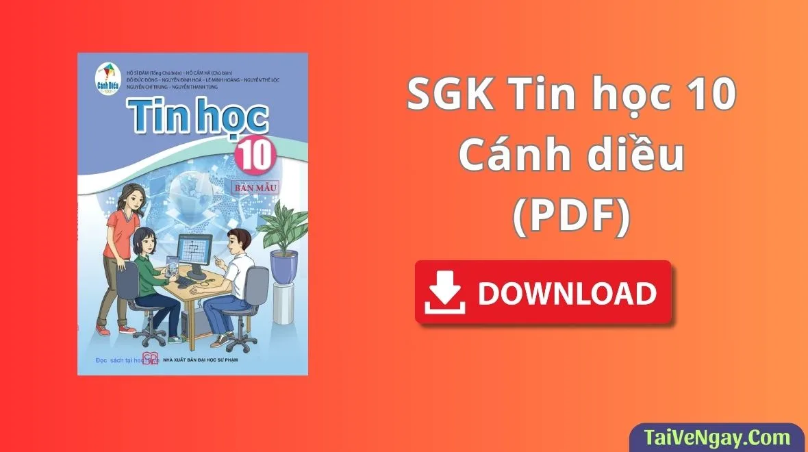 SGK Tin học 10 – Cánh diều (PDF)