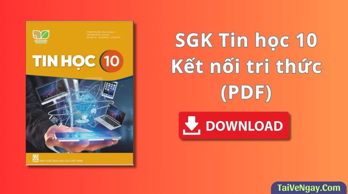 SGK Tin học 10 – Kết nối tri thức (PDF)