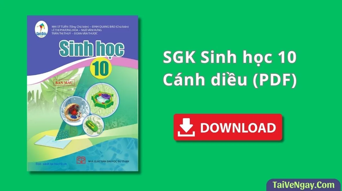 SGK Sinh học 10 – Cánh diều (PDF)